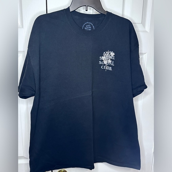 Anti Social Social Club Snakes In The Grass Tee - Black - XL - Picture 2 of 5